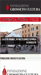 Mobile Screenshot of fondazionegrossetocultura.it